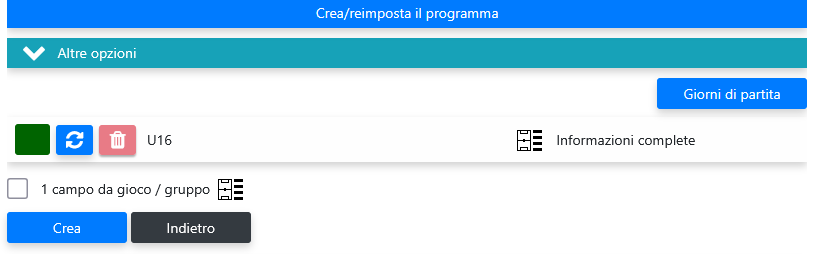 Stap 6: Toernooi genereren